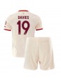 Bayern Munich Alphonso Davies #19 Tredjedraktsett Barn 2024-25 Korte ermer (+ bukser)